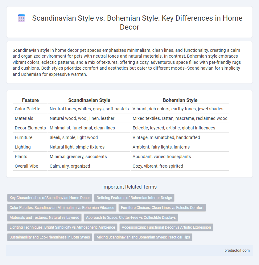 Scandinavian Style vs. Bohemian Style: Key Differences in Home Decor