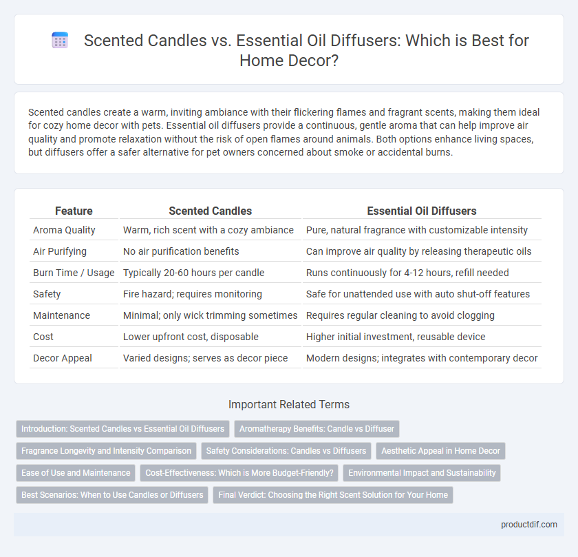Scented Candles vs. Essential Oil Diffusers: Which is Best for Home Decor?