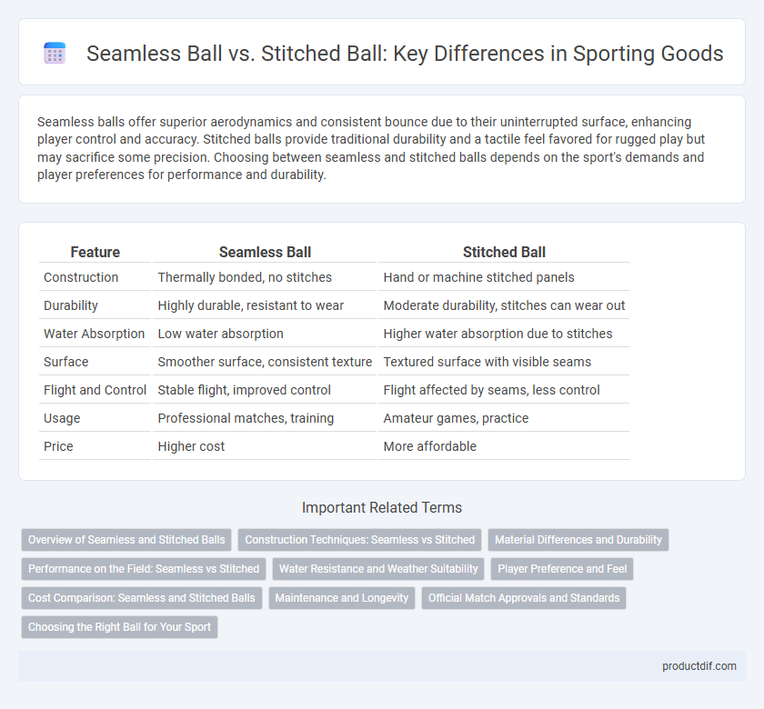 Seamless Ball vs. Stitched Ball: Key Differences in Sporting Goods