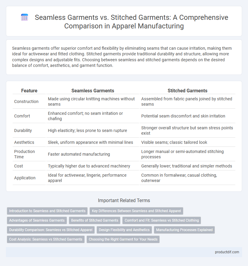 Seamless Garments vs. Stitched Garments: A Comprehensive Comparison in Apparel Manufacturing