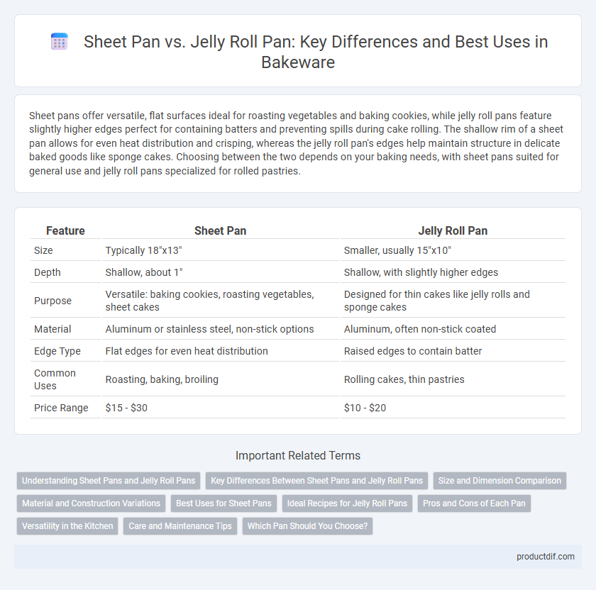 Sheet Pan vs. Jelly Roll Pan: Key Differences and Best Uses in Bakeware