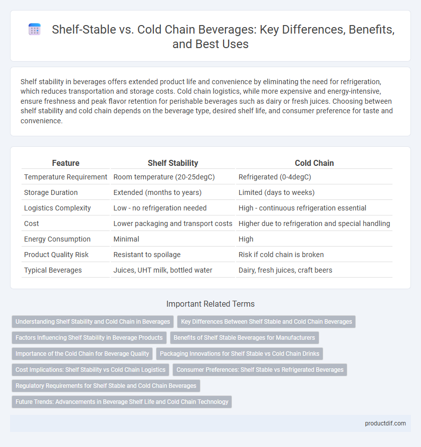 Shelf-Stable vs. Cold Chain Beverages: Key Differences, Benefits, and Best Uses