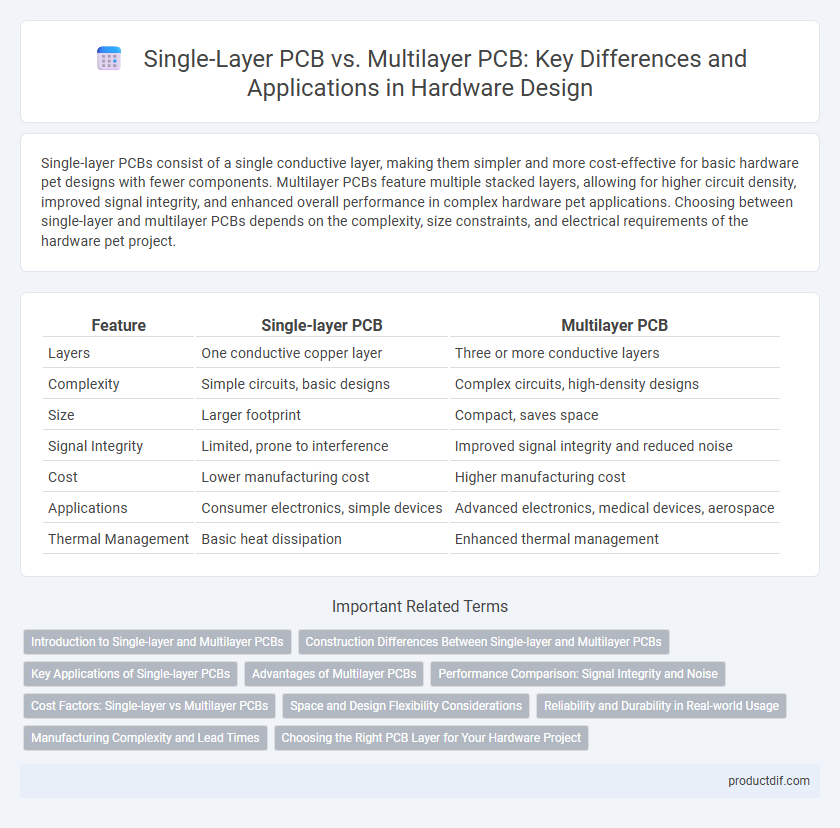 Single-Layer PCB vs. Multilayer PCB: Key Differences and Applications in Hardware Design