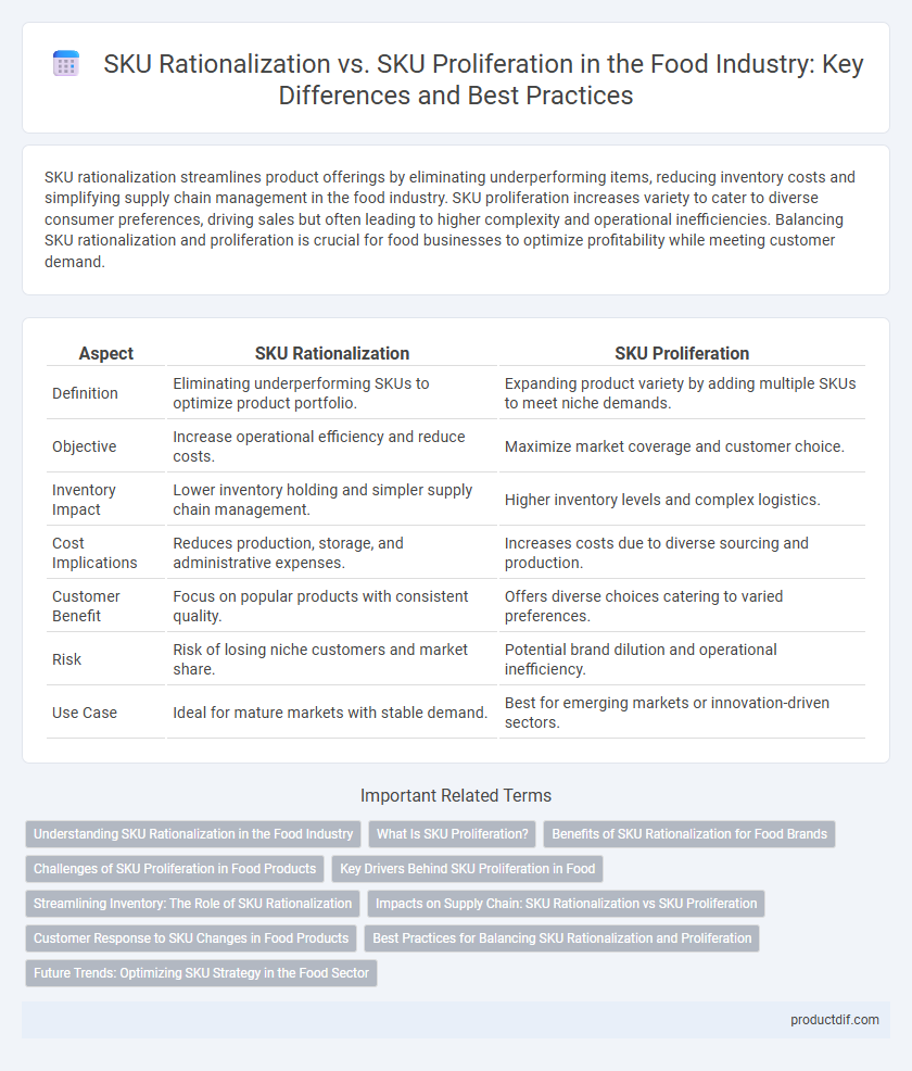 SKU Rationalization vs. SKU Proliferation in the Food Industry: Key Differences and Best Practices