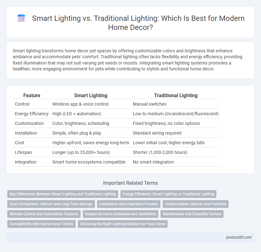 Smart Lighting vs. Traditional Lighting: Which Is Best for Modern Home Decor?