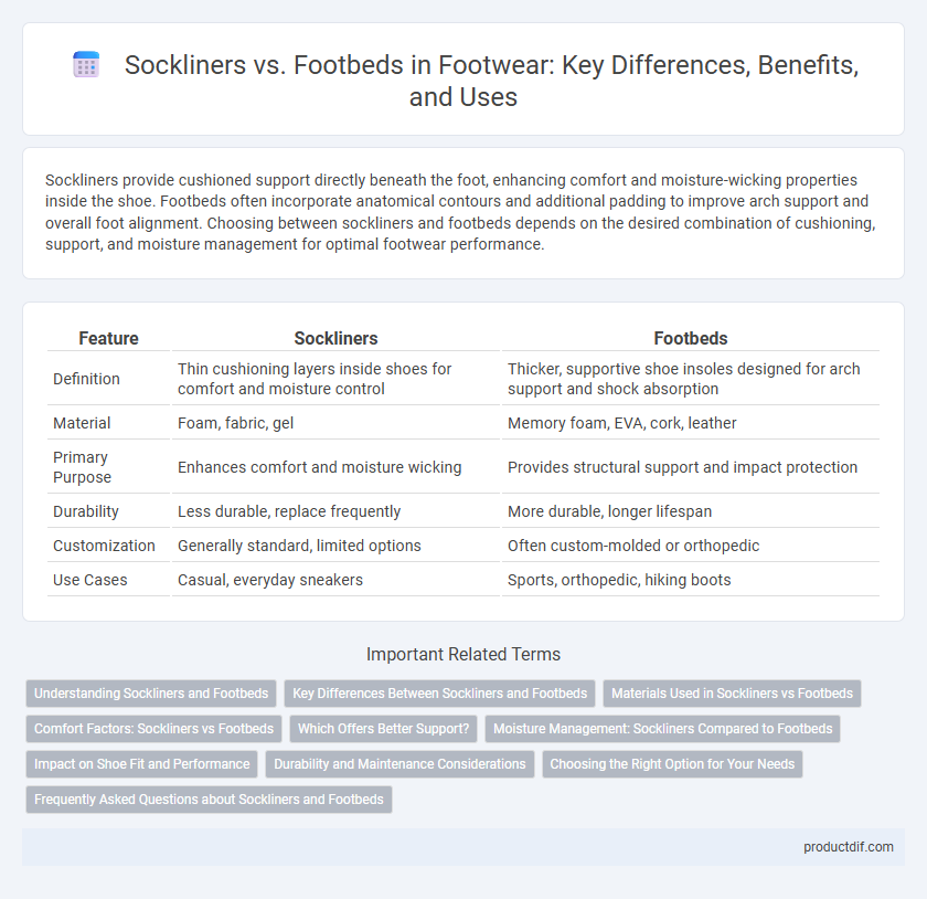 Sockliners vs. Footbeds in Footwear: Key Differences, Benefits, and Uses