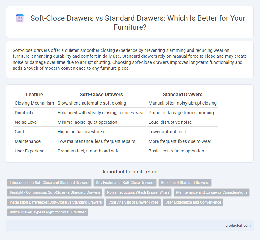 Soft-Close Drawers vs Standard Drawers: Which Is Better for Your Furniture?