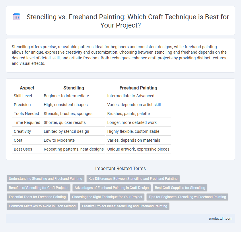 Stenciling vs. Freehand Painting: Which Craft Technique is Best for Your Project?