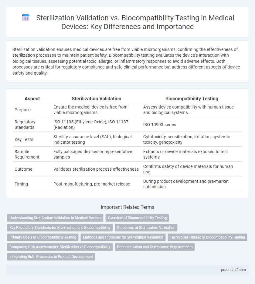 Sterilization Validation vs. Biocompatibility Testing in Medical Devices: Key Differences and Importance