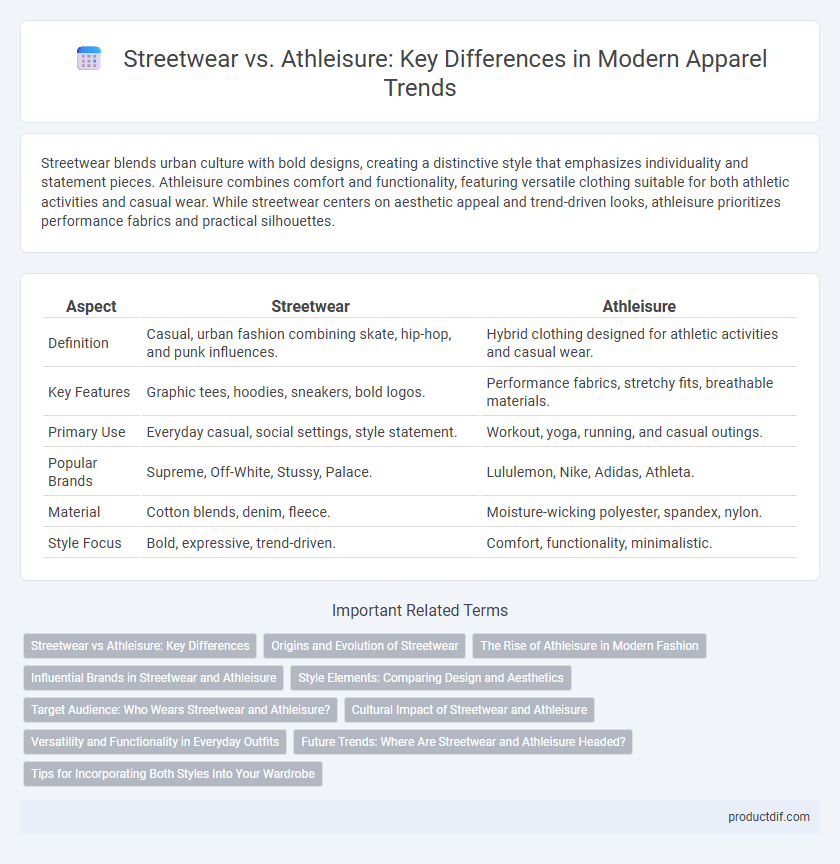 Streetwear vs. Athleisure: Key Differences in Modern Apparel Trends