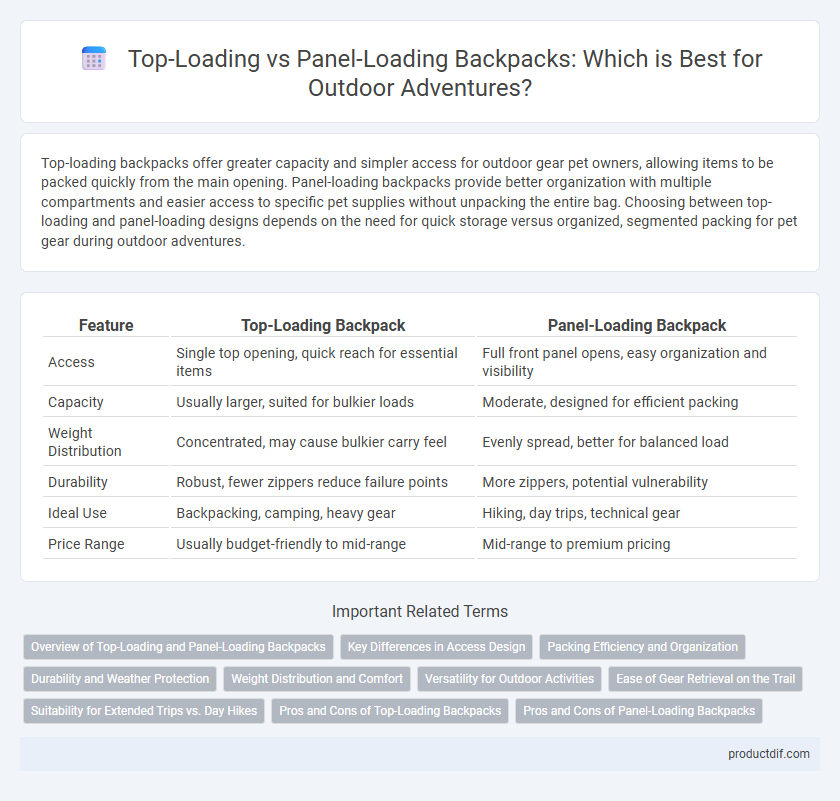 Top-Loading vs Panel-Loading Backpacks: Which is Best for Outdoor Adventures?