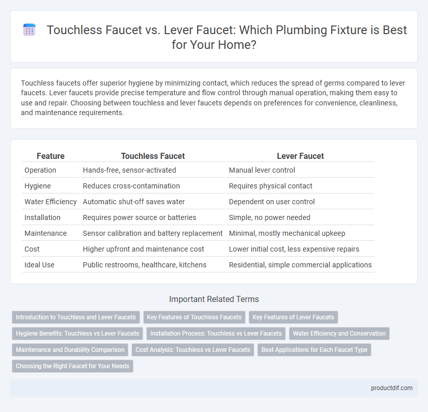 Touchless Faucet vs. Lever Faucet: Which Plumbing Fixture is Best for Your Home?
