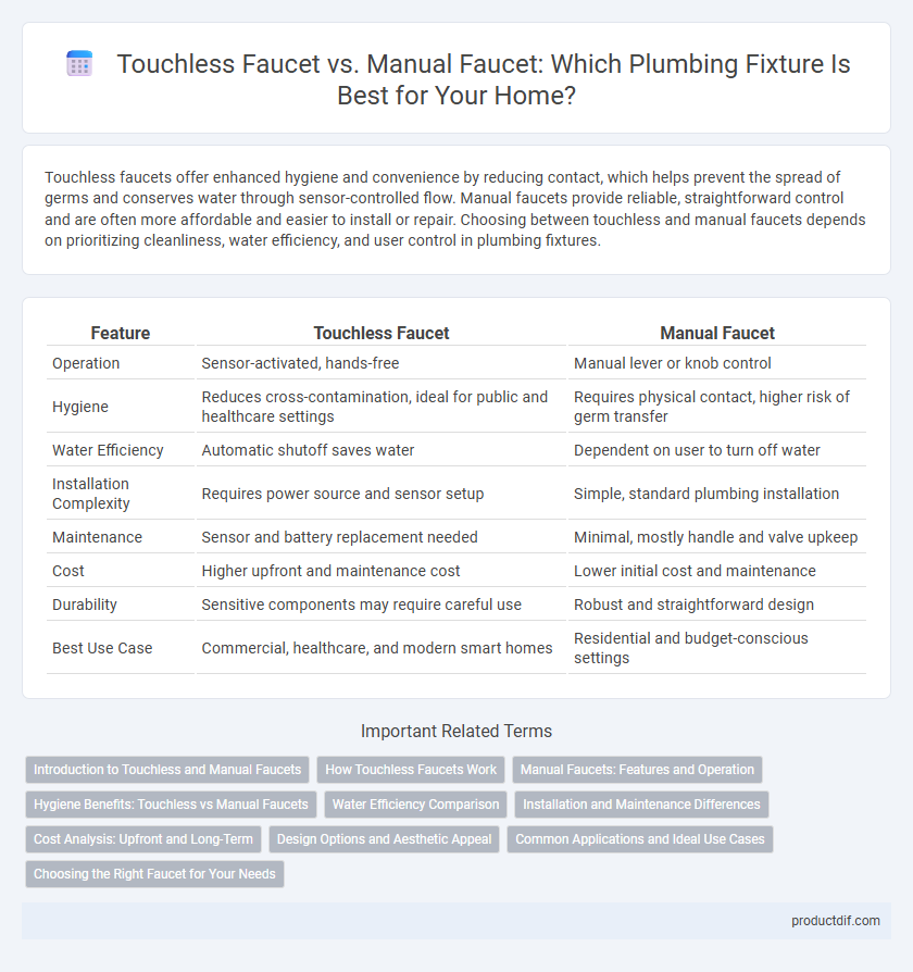 Touchless Faucet vs. Manual Faucet: Which Plumbing Fixture Is Best for Your Home?