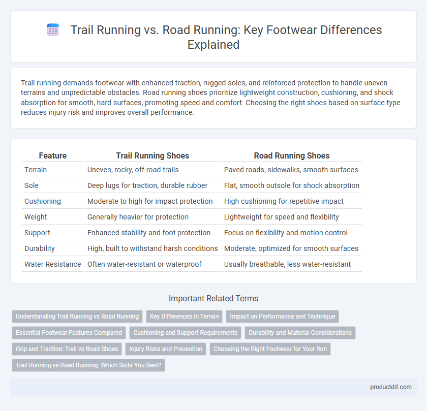 Trail Running vs. Road Running: Key Footwear Differences Explained