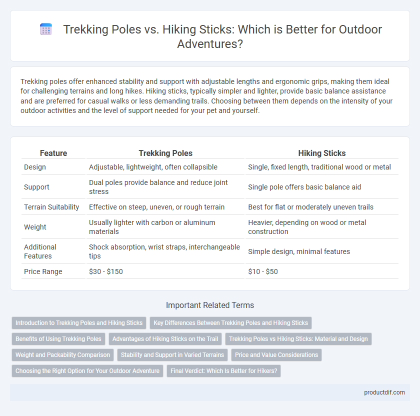Trekking Poles vs. Hiking Sticks: Which is Better for Outdoor Adventures?