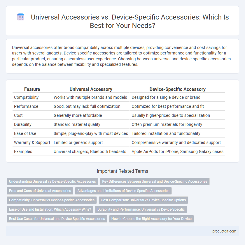 Universal Accessories vs. Device-Specific Accessories: Which Is Best for Your Needs?