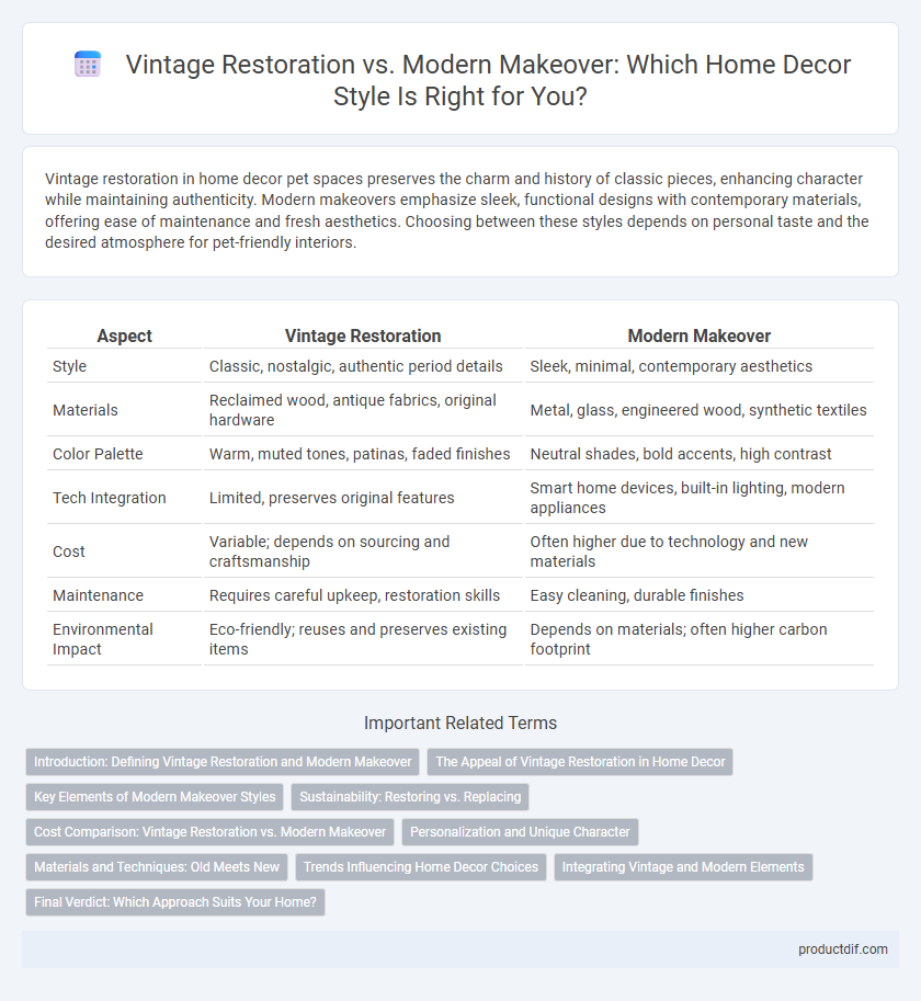 Vintage Restoration vs. Modern Makeover: Which Home Decor Style Is Right for You?