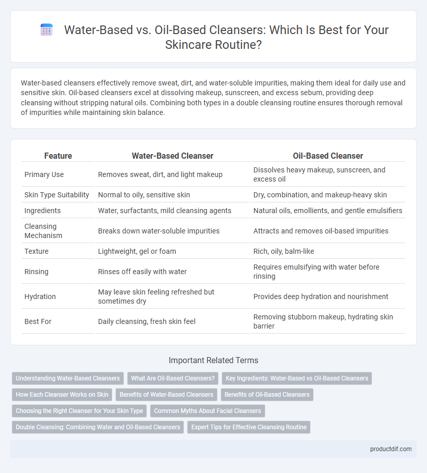 Water-Based vs. Oil-Based Cleansers: Which Is Best for Your Skincare Routine?