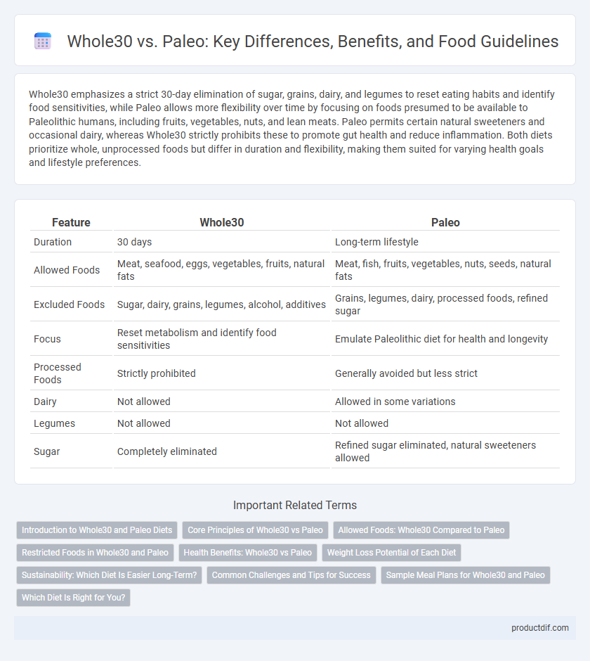 Whole30 vs. Paleo: Key Differences, Benefits, and Food Guidelines