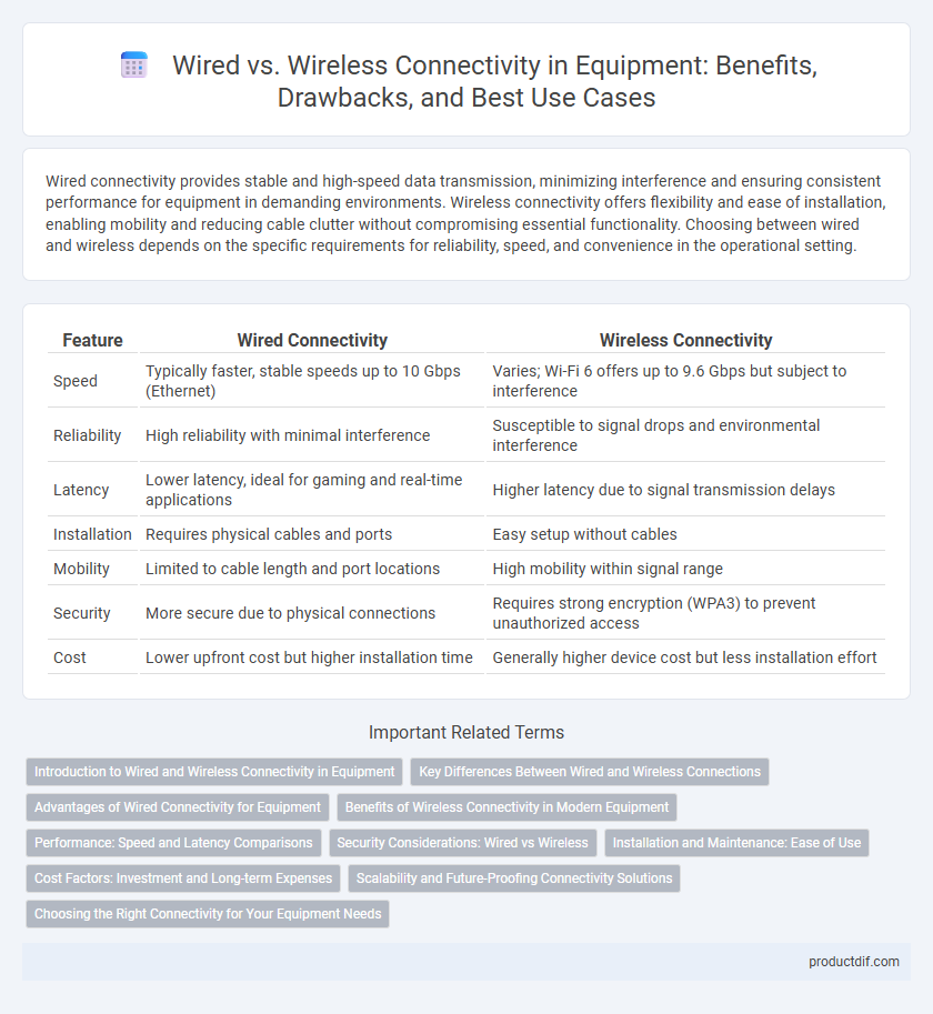 Wired vs. Wireless Connectivity in Equipment: Benefits, Drawbacks, and Best Use Cases