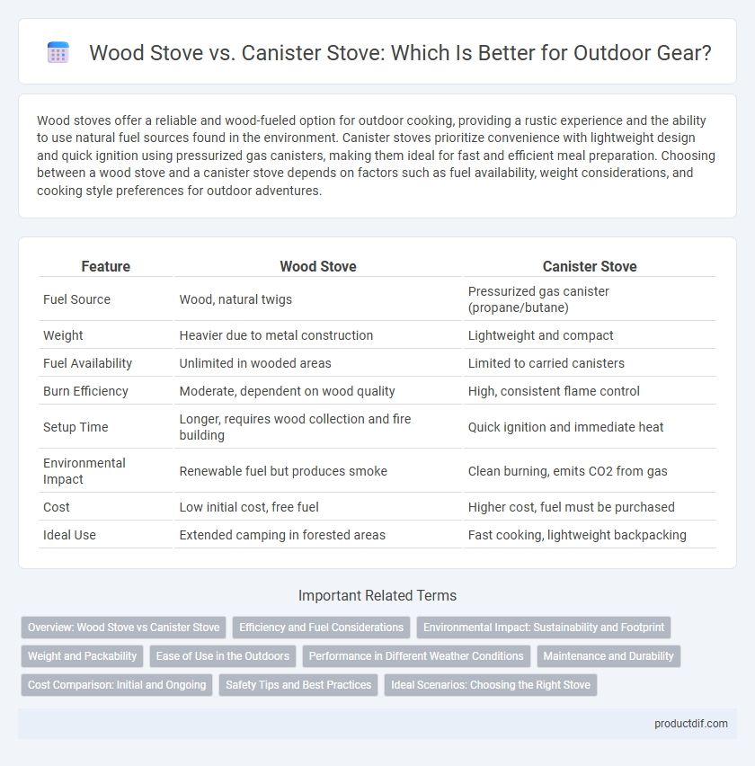 Wood Stove vs. Canister Stove: Which Is Better for Outdoor Gear?