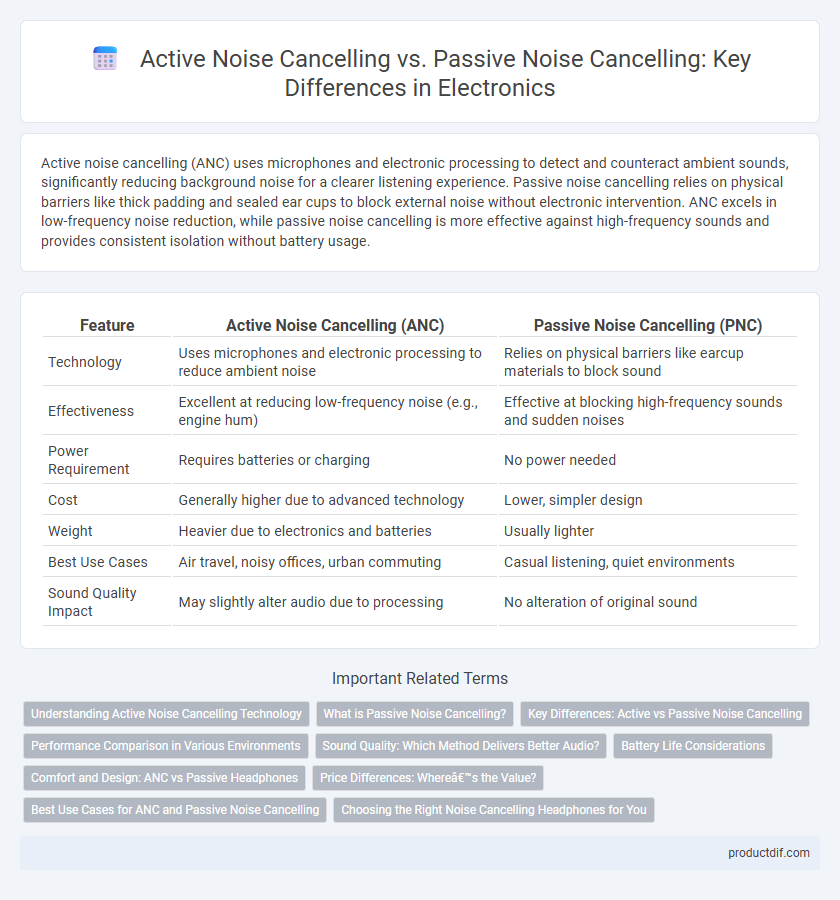 Active Noise Cancelling vs. Passive Noise Cancelling: Key Differences in Electronics