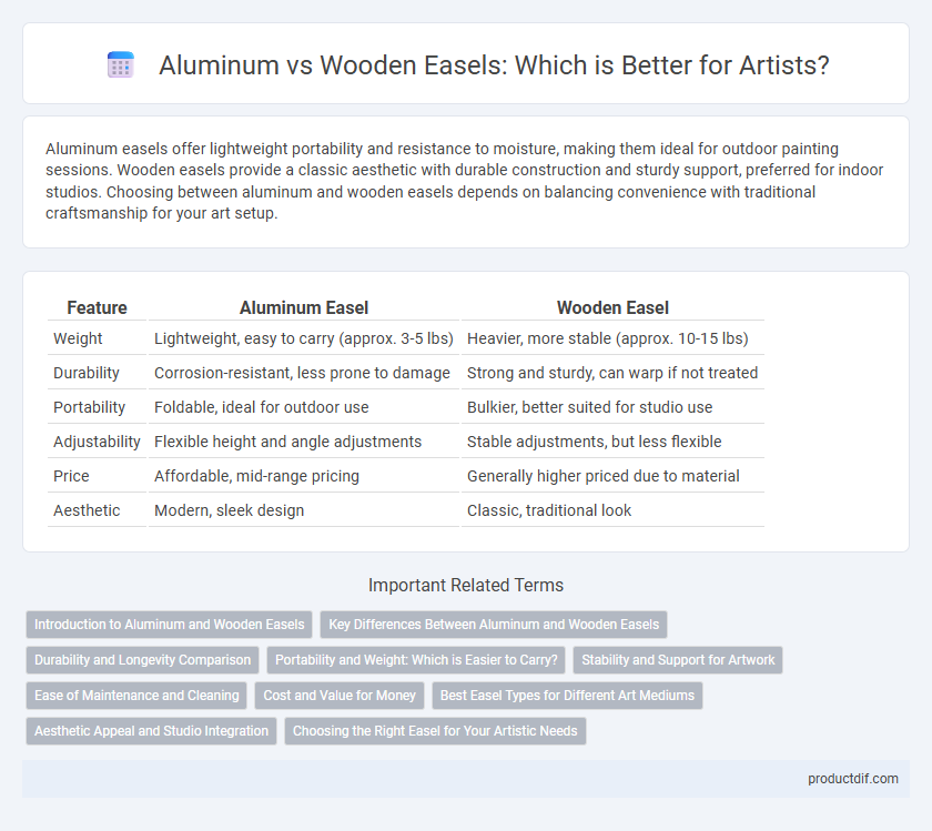 Aluminum vs Wooden Easels: Which is Better for Artists?