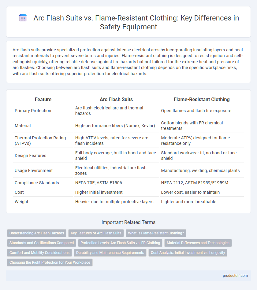 Arc Flash Suits vs. Flame-Resistant Clothing: Key Differences in Safety Equipment