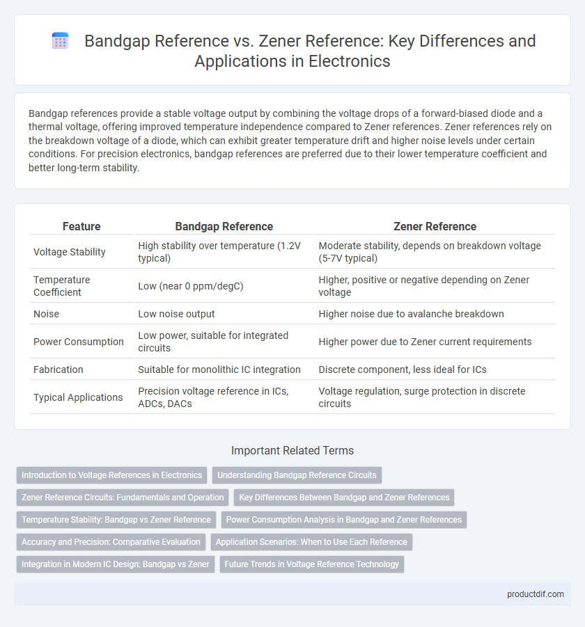 Bandgap Reference vs. Zener Reference: Key Differences and Applications in Electronics
