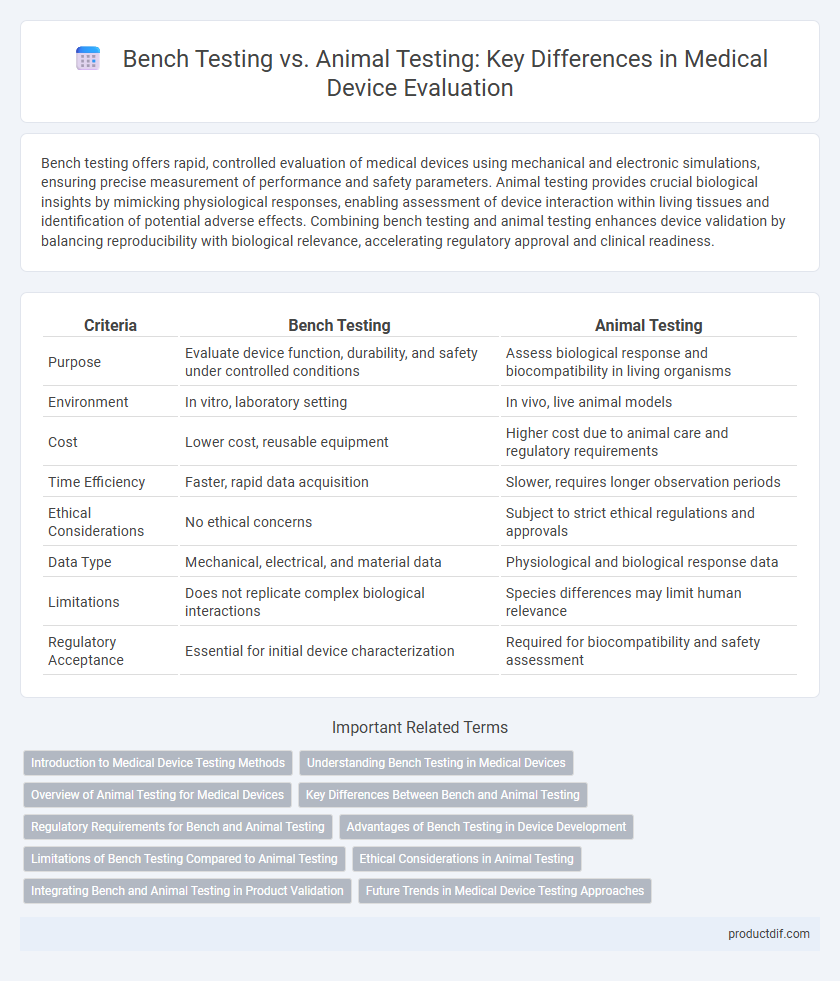 Bench Testing vs. Animal Testing: Key Differences in Medical Device Evaluation
