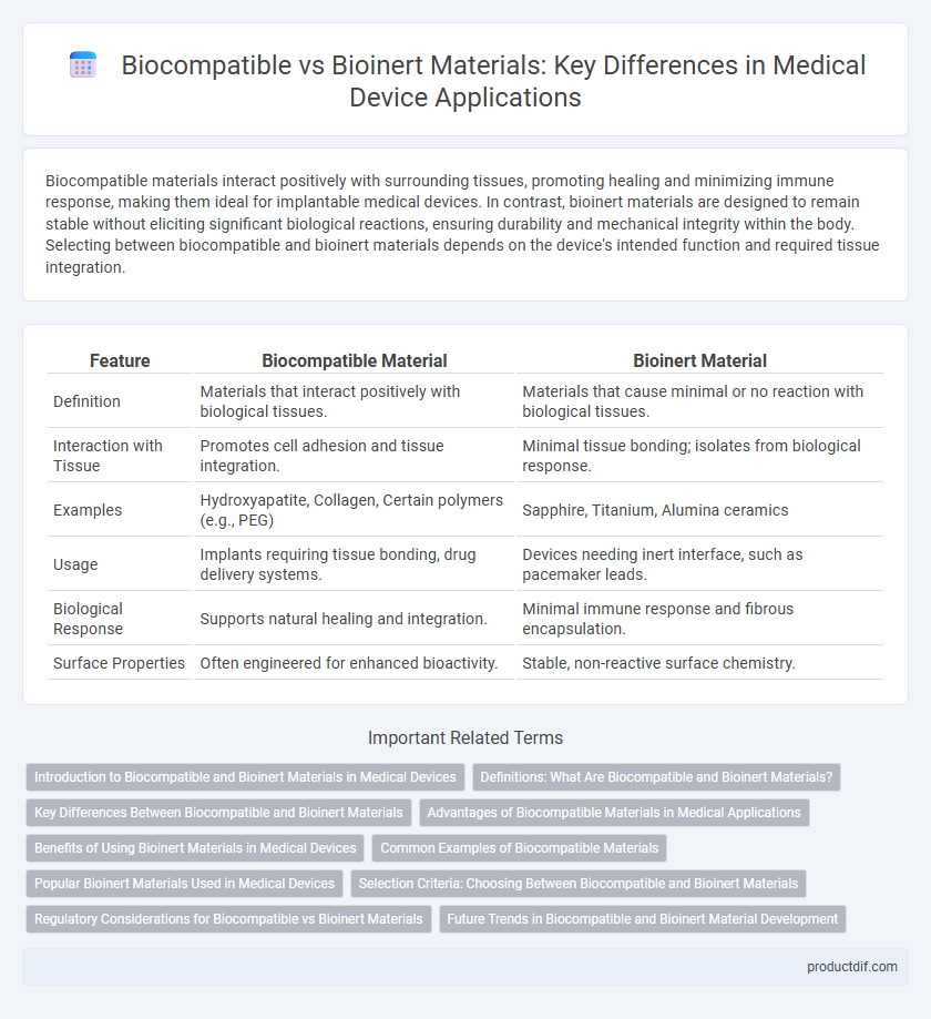 Biocompatible vs Bioinert Materials: Key Differences in Medical Device Applications