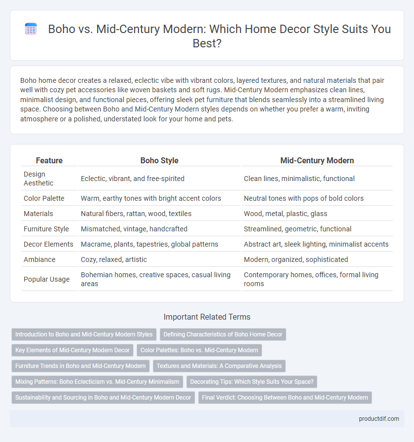 Boho vs. Mid-Century Modern: Which Home Decor Style Suits You Best?