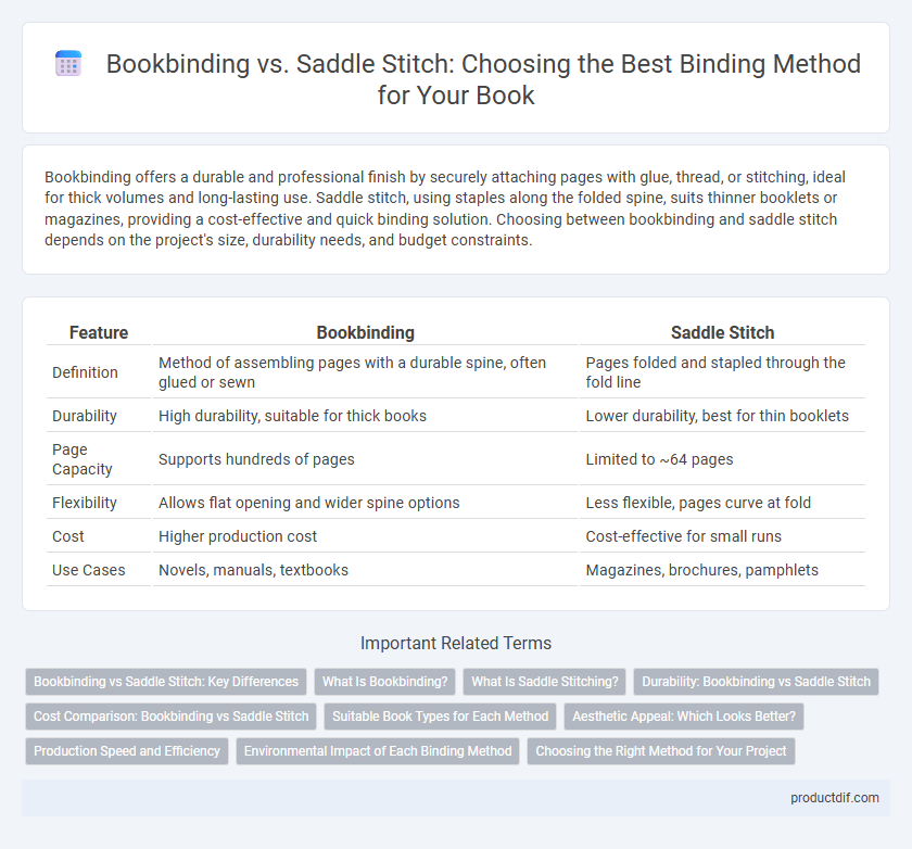 Bookbinding vs. Saddle Stitch: Choosing the Best Binding Method for Your Book