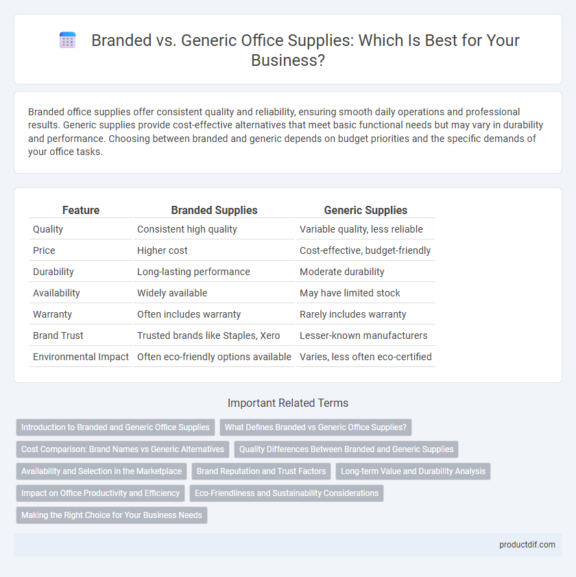 Branded vs. Generic Office Supplies: Which Is Best for Your Business?