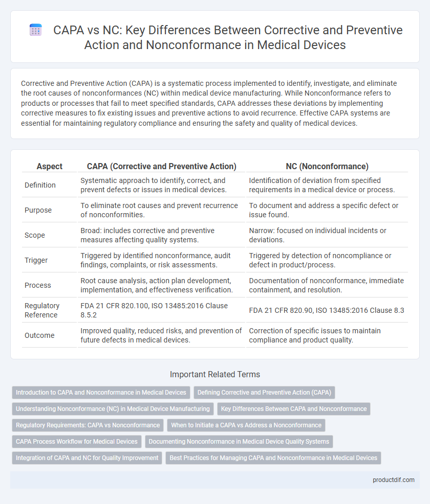 CAPA vs NC: Key Differences Between Corrective and Preventive Action and Nonconformance in Medical Devices
