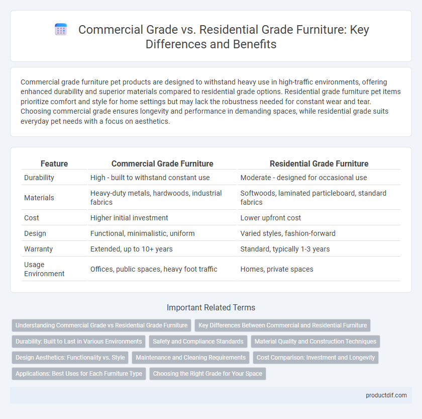 Commercial Grade vs. Residential Grade Furniture: Key Differences and Benefits