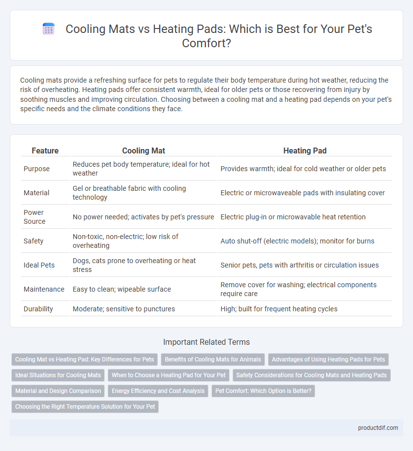 Cooling Mats vs Heating Pads: Which is Best for Your Pet's Comfort?