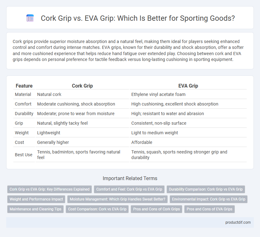 Cork Grip vs. EVA Grip: Which Is Better for Sporting Goods?