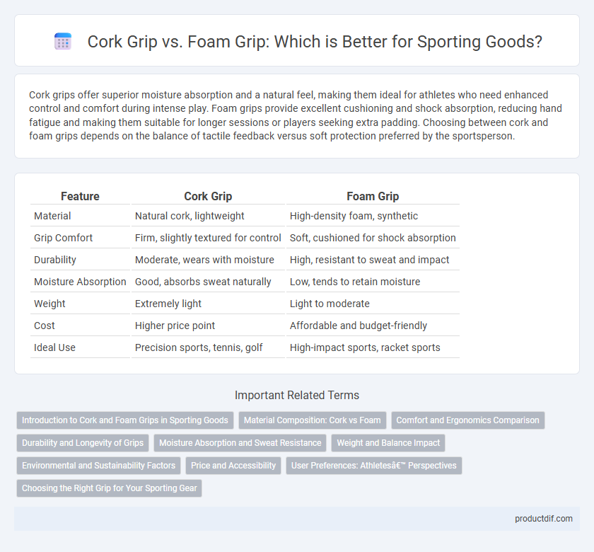 Cork Grip vs. Foam Grip: Which is Better for Sporting Goods?