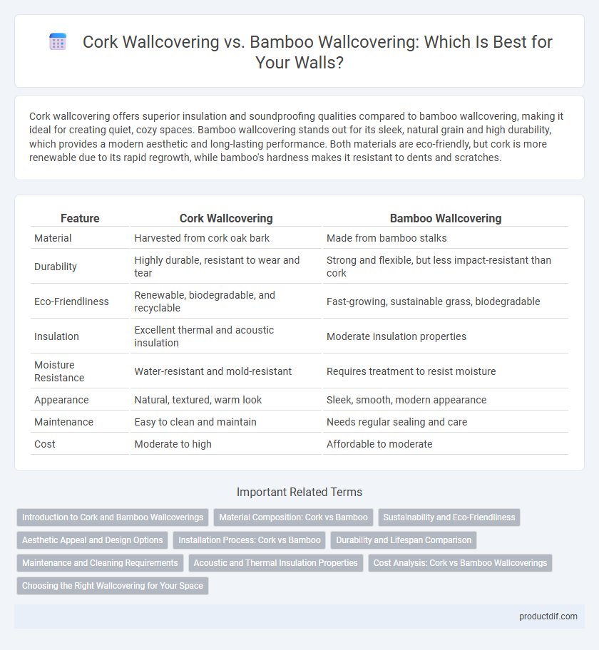 Cork Wallcovering vs. Bamboo Wallcovering: Which Is Best for Your Walls?