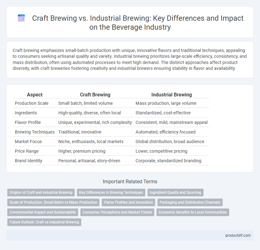 Craft Brewing vs. Industrial Brewing: Key Differences and Impact on the Beverage Industry