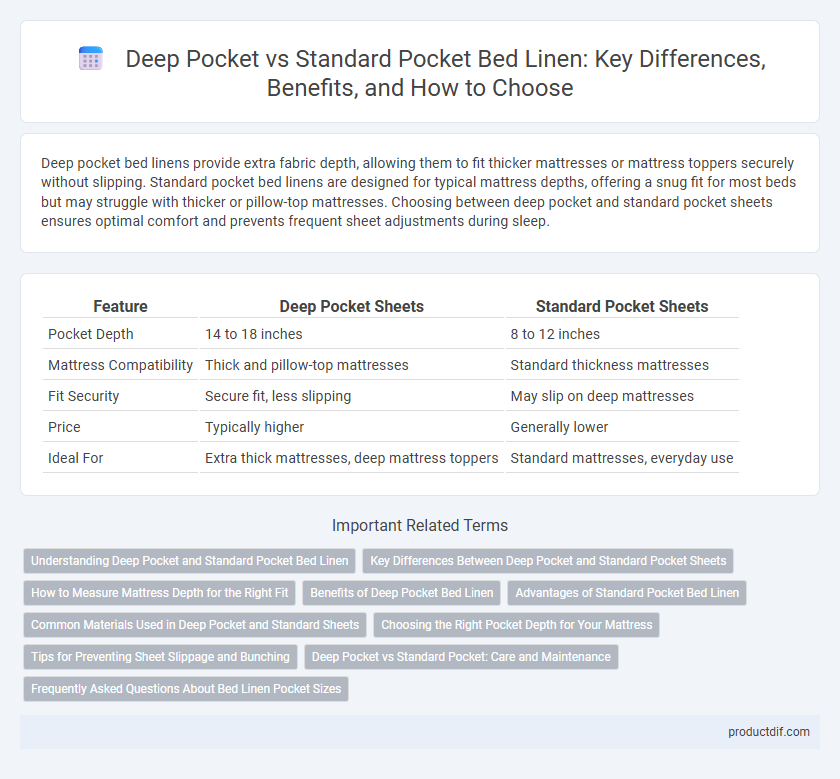 Deep Pocket vs Standard Pocket Bed Linen: Key Differences, Benefits, and How to Choose
