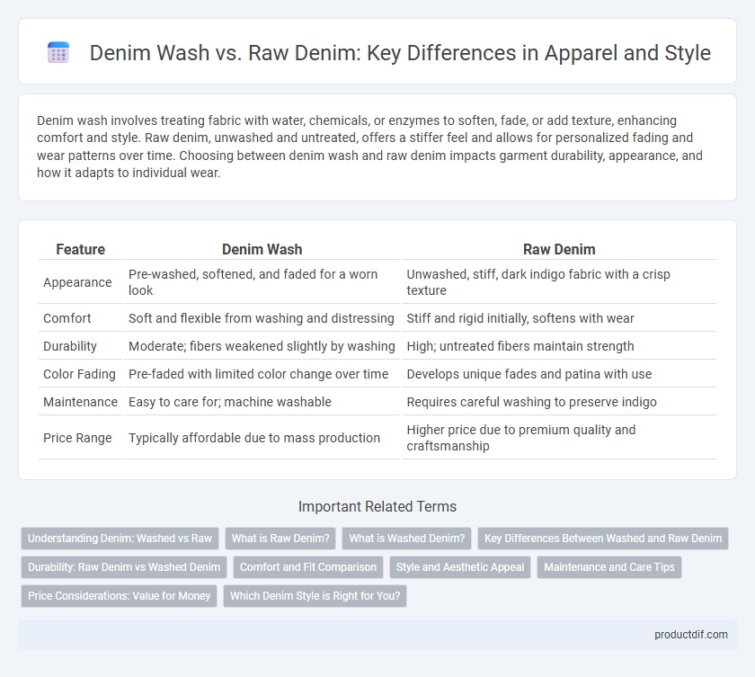 Denim Wash vs. Raw Denim: Key Differences in Apparel and Style