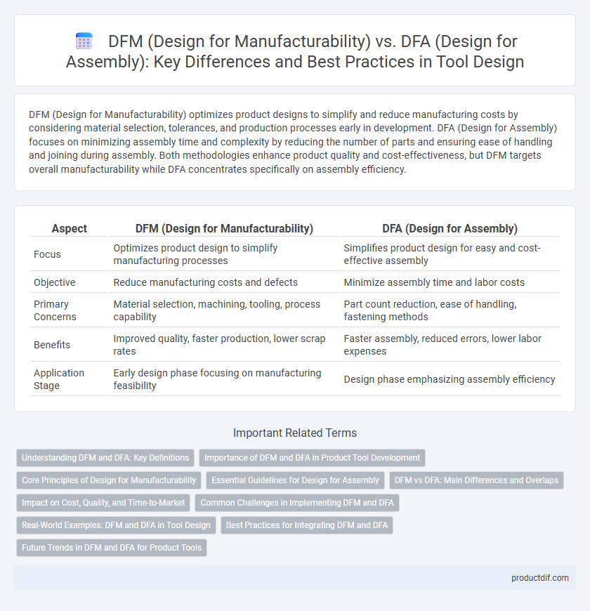 DFM (Design for Manufacturability) vs. DFA (Design for Assembly): Key Differences and Best Practices in Tool Design