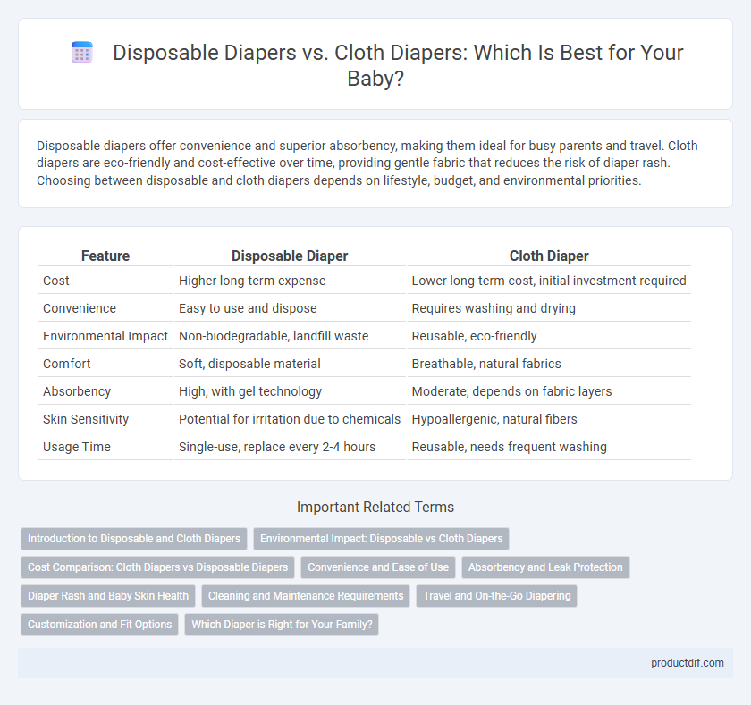 Disposable Diapers vs. Cloth Diapers: Which Is Best for Your Baby?