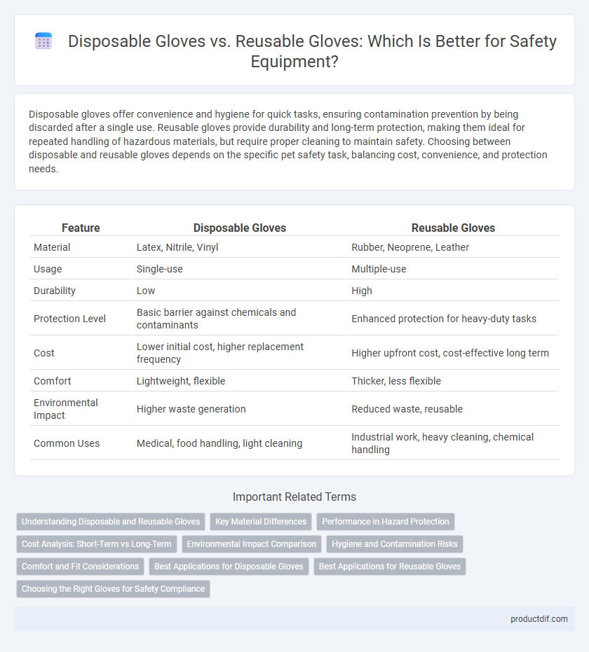 Disposable Gloves vs. Reusable Gloves: Which Is Better for Safety Equipment?
