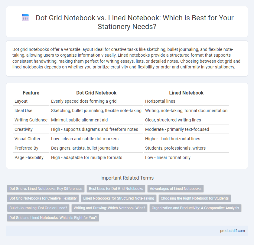 Dot Grid Notebook vs. Lined Notebook: Which is Best for Your Stationery Needs?