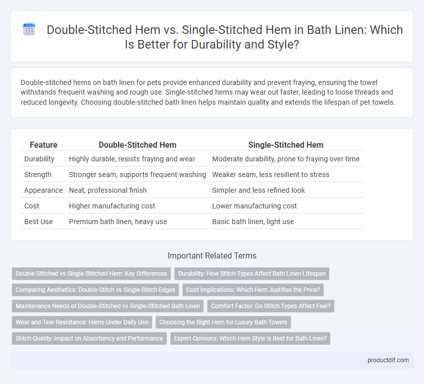 Double-Stitched Hem vs. Single-Stitched Hem in Bath Linen: Which Is Better for Durability and Style?