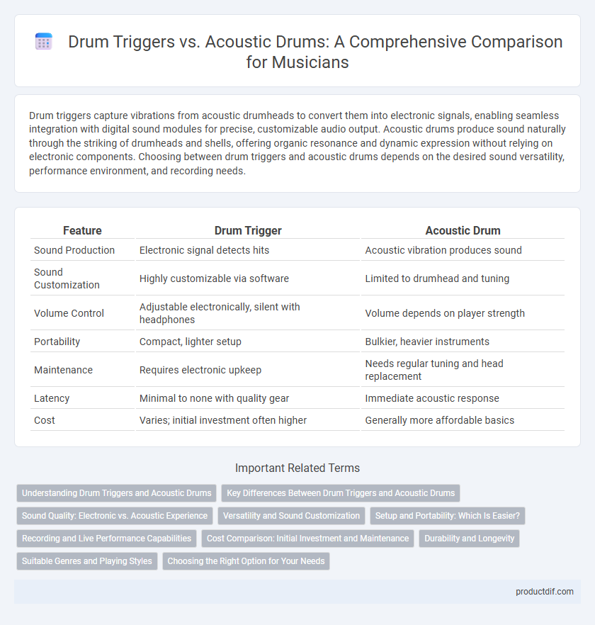 Drum Triggers vs. Acoustic Drums: A Comprehensive Comparison for Musicians