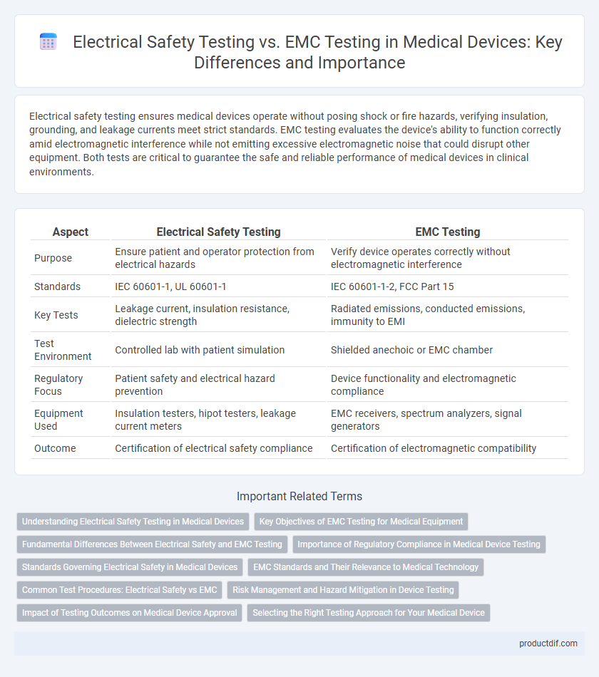 Electrical Safety Testing vs. EMC Testing in Medical Devices: Key Differences and Importance